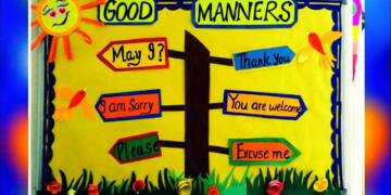 Good manners chart ideas poster