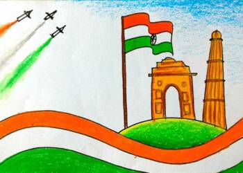Incredible India drawing ideas poster