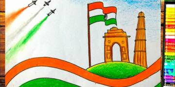 Incredible India drawing ideas poster
