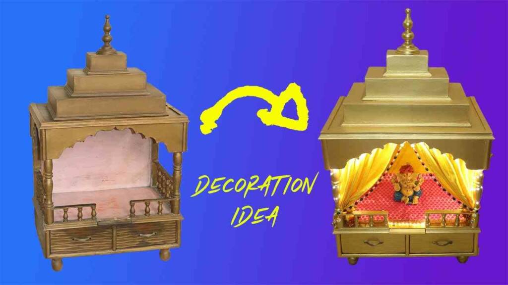 Mandir decoration ideas poster