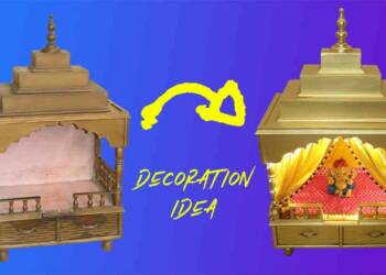 Mandir decoration ideas poster