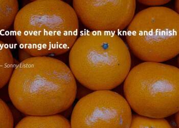 Orange quotes and captions