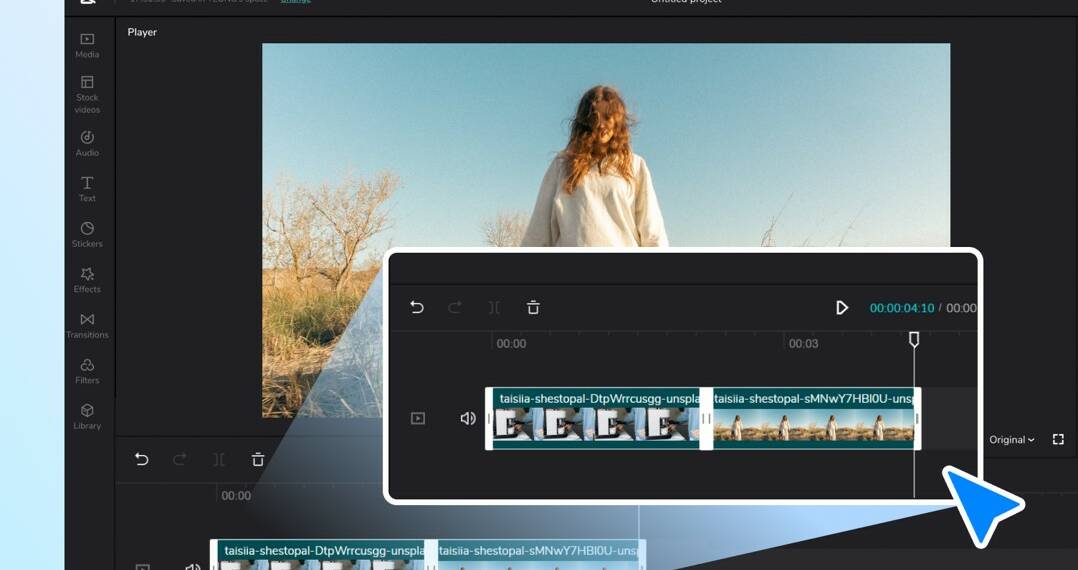 Free online video editor