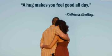 Emotional hug quotes and captions