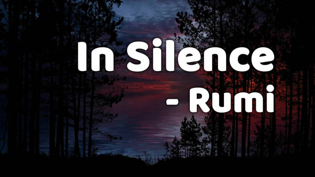 Silence Rumi quotes