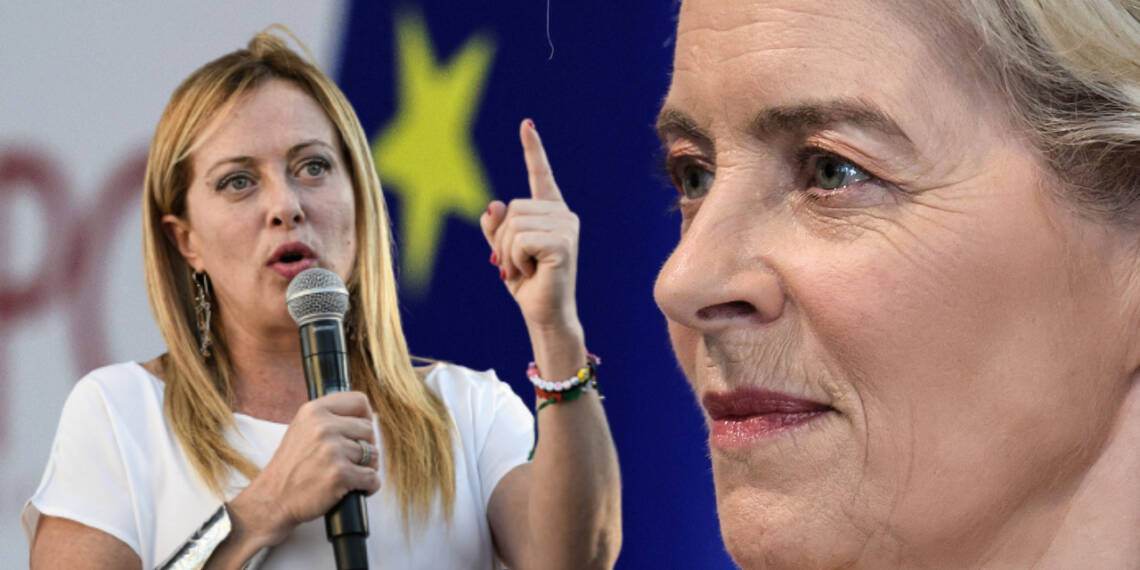 An Ursula vs Meloni war has broken out and Meloni seems to be winning this one