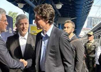 Trudeau bares his fangs against Jews openly in Ukraine