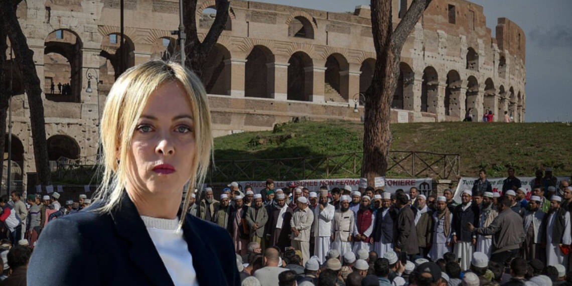 Meloni bans public prayers by Muslims