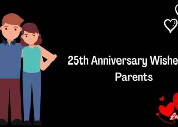 25th Anniversary quotes for parents