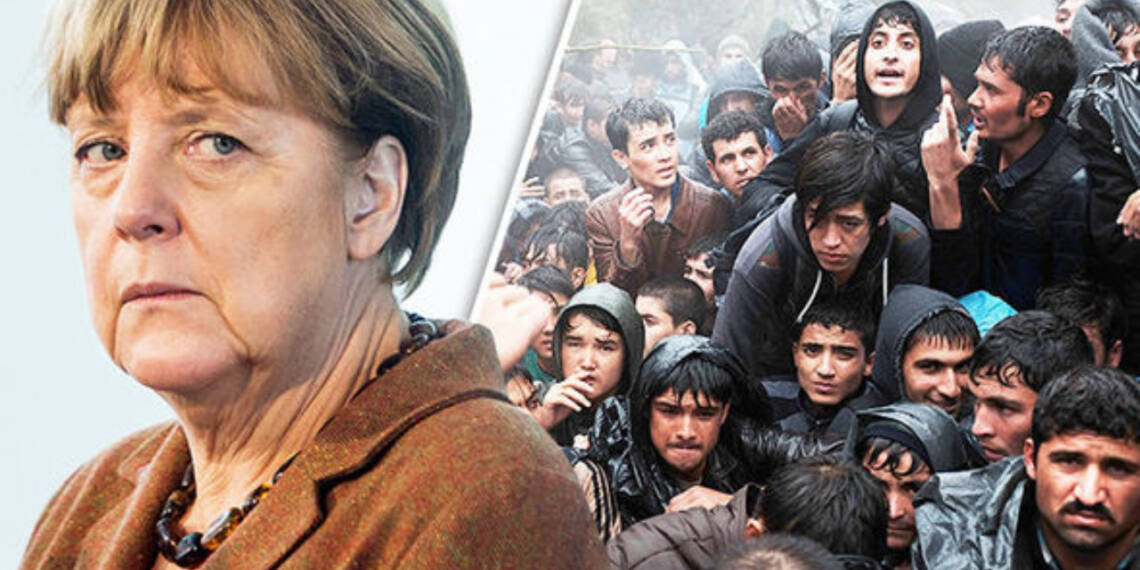 Angela Merkel burned France