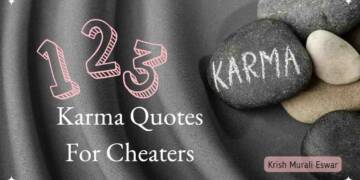 Cheaters Karma Quotes