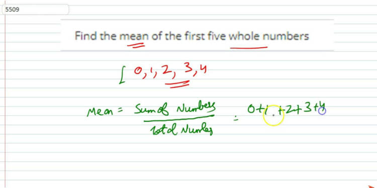 find-the-mean-of-first-five-natural-numbers-detailed-answer-tfiglobal