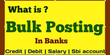What Is Bulk Posting In SBI