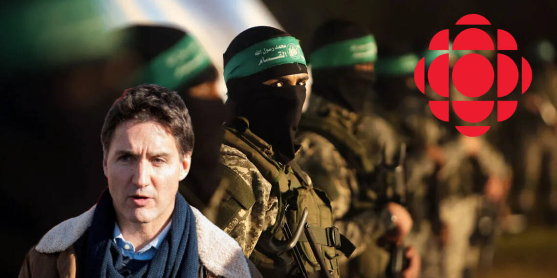 Okay…. As per Trudeau’s CBC, Hamas is doing nothing wrong with Israel