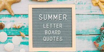 Summer Letterboard quotes