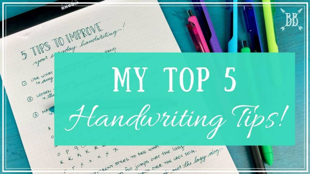 Tips for Improving Handwriting
