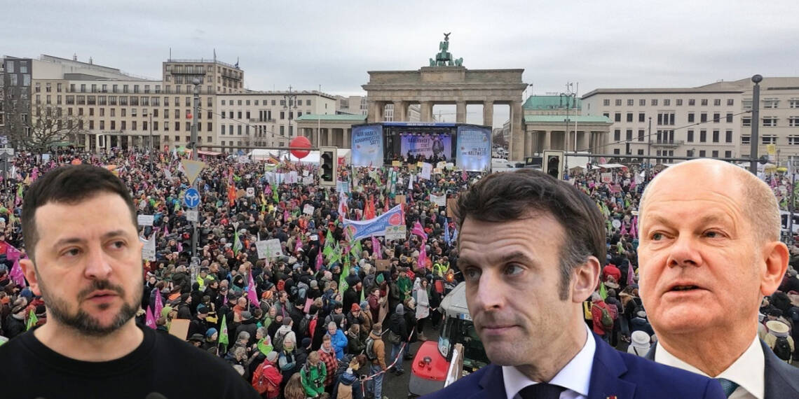 Farmers in Europe rise up against aid to Ukraine