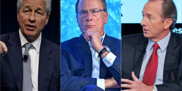 Did Biden just send American Finance Giants to somehow keep Ukraine running?