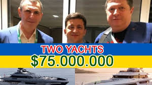Zelensky has two shining yachts.