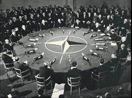 The formation of NATO in 1949