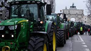 Farmers protest in Germnay