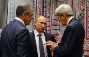 Kerry meets Putin