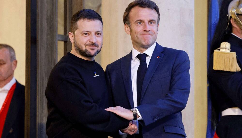 Zelensky to sign a deal with Macron