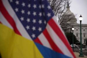 The US Senate passed a $95 billion aid package on February 13, allocating $61 billion specifically for Ukraine's military efforts.
