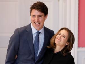 Chrystia, alongside Trudeau