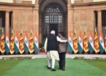 An arm of friendship around Sri Lanka’s back