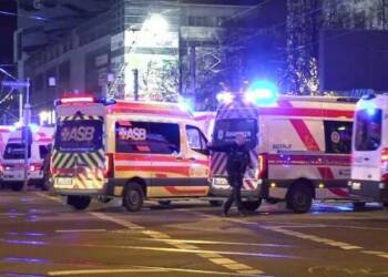 Saudi doctor crashes car into Germany’s Christmas market kills two injures 68