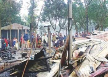 Christian Village set ablaze on Christmas Day in Bangladesh