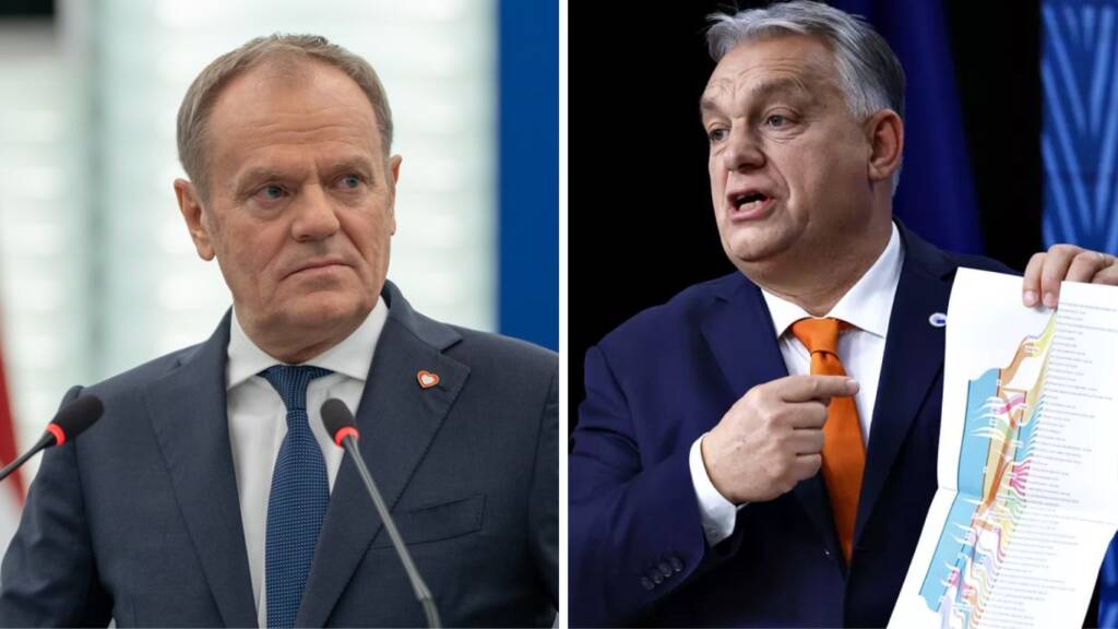 A Verbal War between Hungarian PM Orbán and Polish PM Tusk