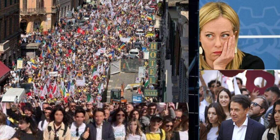 Massive protest in Italy over increased defence spending