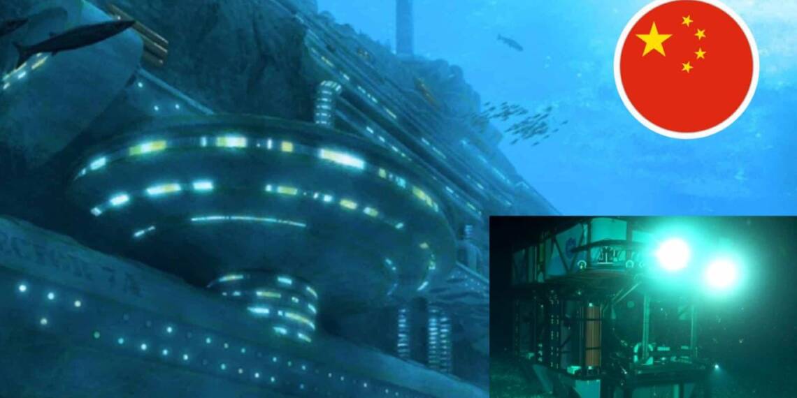 China is building a undersea station in the South China Sea