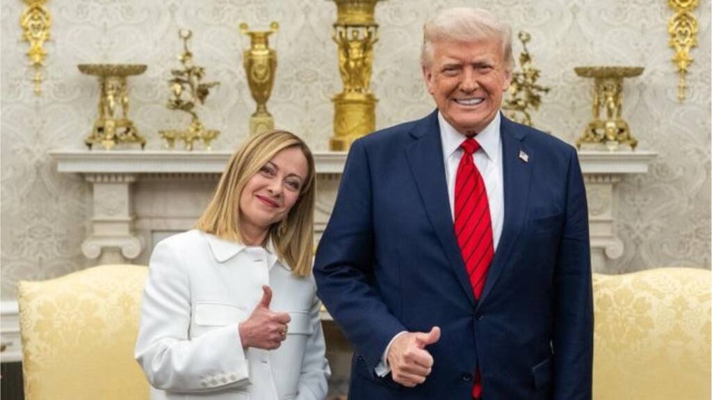 Meloni Meets Trump at White House, Calls for Strong US-Italy Ties