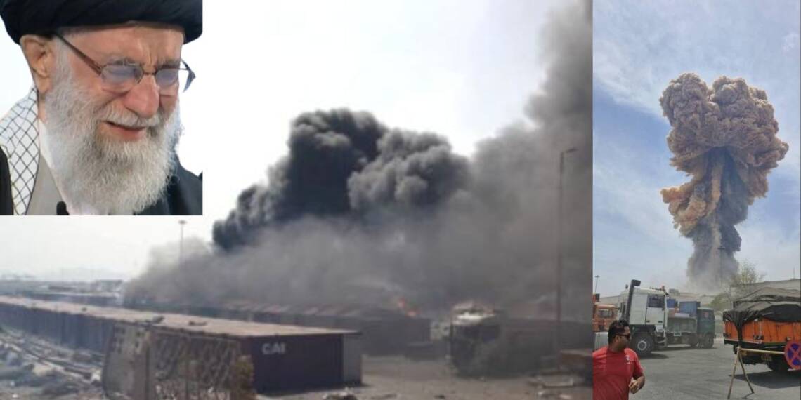 Huge Explosion at Iran's Shahid Rajaee Port Kills 5, Injures 700