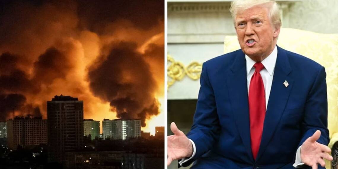 “Putin has gone absolutely crazy”: Trump blasts Russia for massive attack on Ukraine