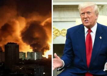 “Putin has gone absolutely crazy”: Trump blasts Russia for massive attack on Ukraine