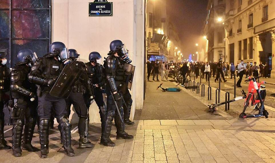 After PSG’s champions league win, city of Love, Paris descends into riots and chaos