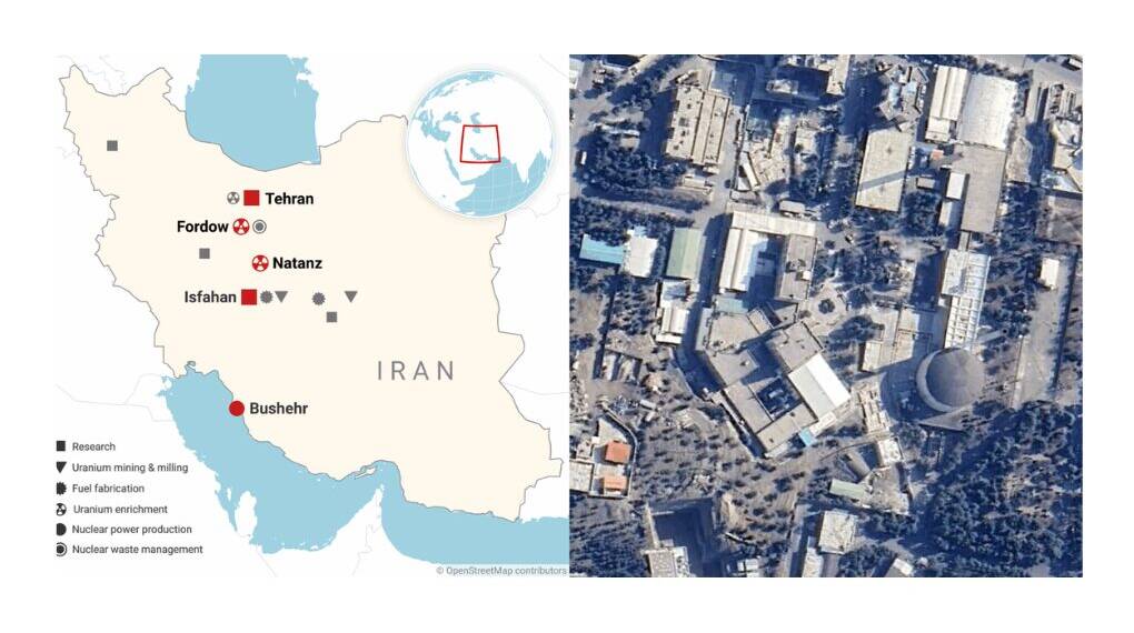 Iran Nuclear Sites (Picture Credits: Bulletin of Atomic Scientists)