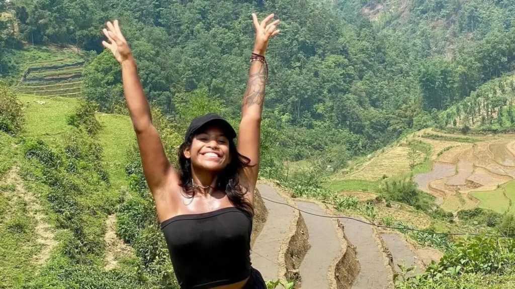 26-year-old Juliana Marins went missing on Saturday at Mount Rinjani on Lombok island Bali (PICTURE CREDIT: BBC)