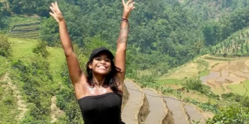 26-year-old Juliana Marins went missing on Saturday at Mount Rinjani on Lombok island Bali (PICTURE CREDIT: BBC)