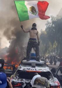 LA violent protest