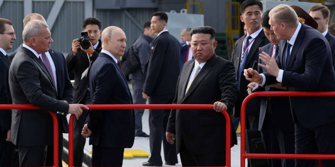 Putin blasts “illegitimate terrorist regime of Ukraine”, as North Korea assures complete support