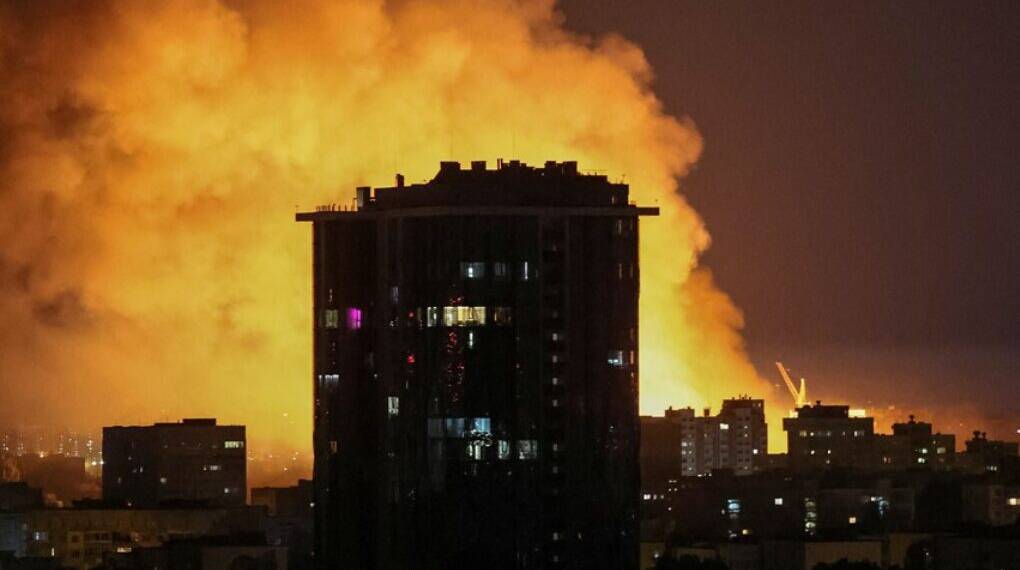 Ukraine's capital burns after Trump's call with Putin.