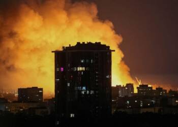 Ukraine's capital burns after Trump's call with Putin.