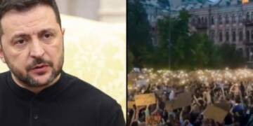 Mass Protests Erupt in Ukraine as Zelensky Signs Law Undermining Anti-Corruption Agencies