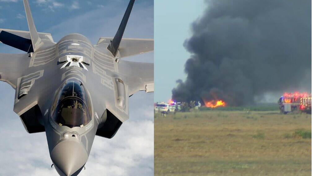 US Navy F-35C Crashes and Explodes Near Lemoore Naval Air Station