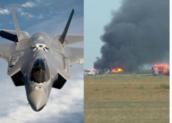 US Navy F-35C Crashes and Explodes Near Lemoore Naval Air Station